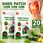 (20 Patches) Knee Patch Pain Relief Heat Patches – Herbal Knee Patches for Muscle & Joint Comfort