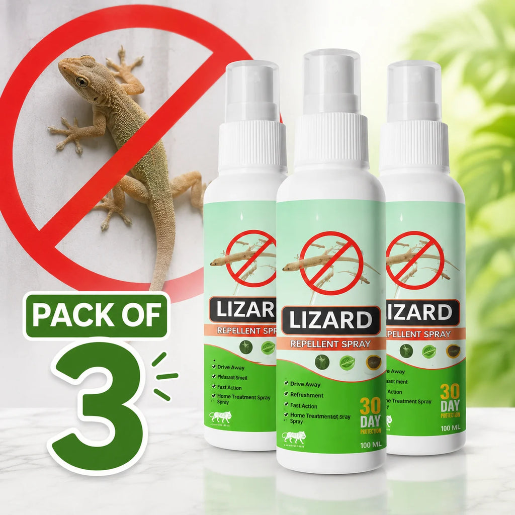 (Pack of 3) Lizard Repellent Spray Lizard Deterrent – Natural Lizard Spray & Chipkali Bhagane Ka Spray