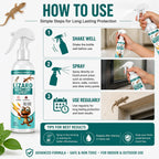 Lizard Repellent Spray for Home (Pack of 2) – Natural & Effective House Lizard Deterrent for Pest Control