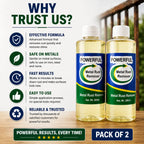 (Pack of 2) Metal Rust Remover Rust Removal Cleaner – High-Efficiency Chemical Rust Remover for Steel, Iron & Bike