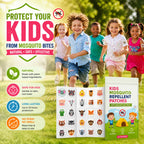 Mosquito Patches & Repellent Stickers for Infants & Kids | Natural Insect Repellent Patches | DEET-Free | Pack of 36 Patches