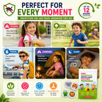Mosquito Patches & Repellent Stickers for Infants & Kids | Natural Insect Repellent Patches | DEET-Free | Pack of 36 Patches