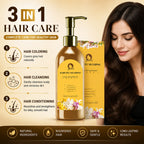 Natural Long Lasting Hair Dye Shampoo (Pack of 2) – Hair Dye Color Shampoo for Men & Women