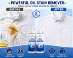 Oil Stain Remover for Clothes (200ml, Pack of 2) – Fabric & Clothing Grease Stain Cleaner Spray