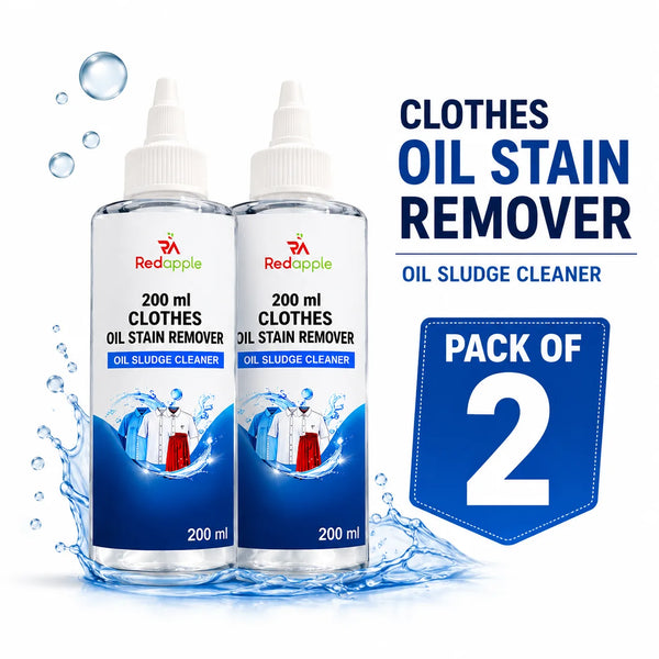 Oil Stain Remover for Clothes (200ml, Pack of 2) – Fabric & Clothing Grease Stain Cleaner Spray
