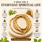 Original Tulsi Kanthi Mala – 100% Authentic Holy Basil Wood Tulsi Mala for Neck