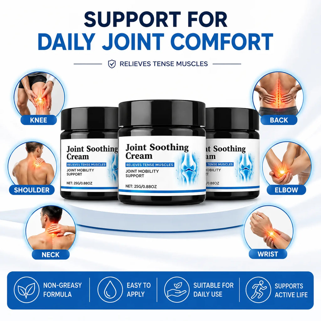 (Pack of 3) Pain Relief Cream for Back, Shoulder & Joint Comfort – Soothing Body Massage Rub