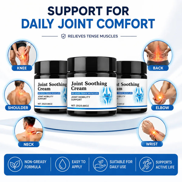 (Pack of 3) Pain Relief Cream for Back, Shoulder & Joint Comfort – Soothing Body Massage Rub