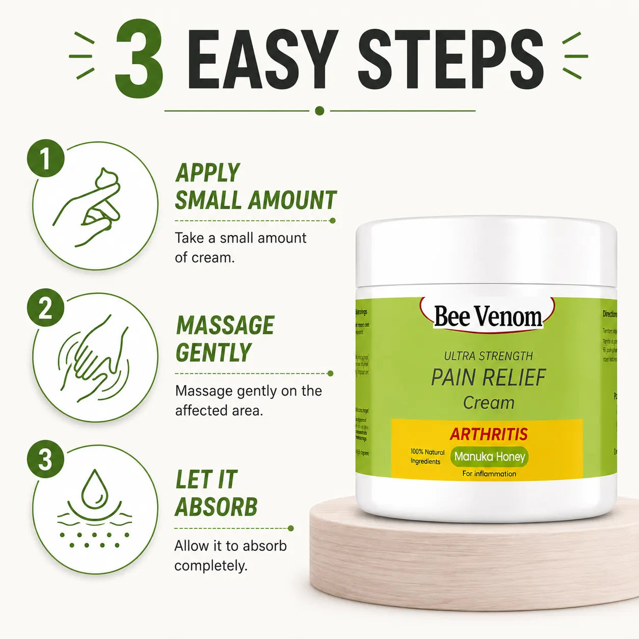 Pain Relief Cream & Soothing Massage Cream (100g, Pack of 2) – Pain Relief Ointment for back pain, Joint, Bone & Muscle