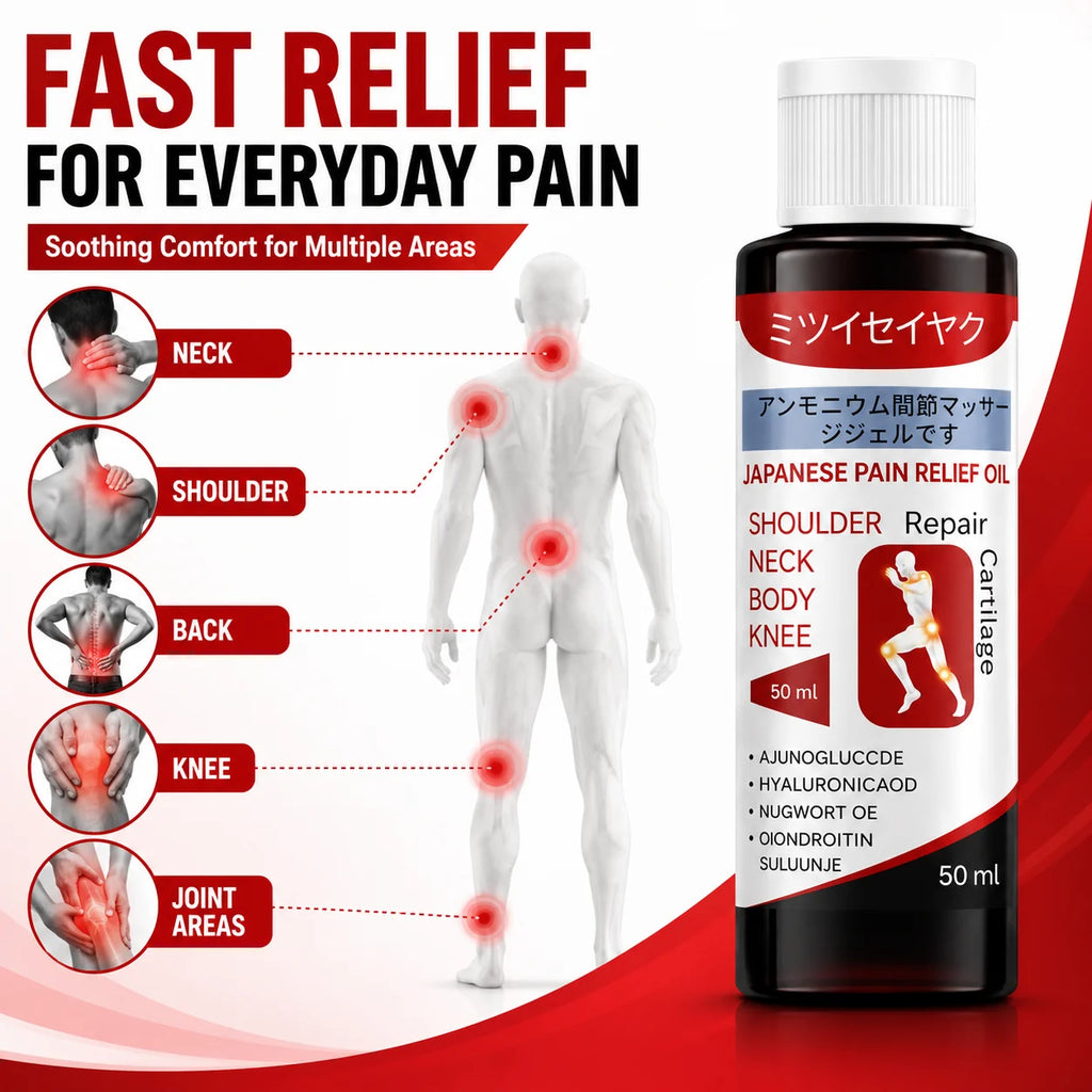 Pain Relief Oil & Ortho Joint Pain Oil (Pack of 2) – Herbal Knee, Back & Muscle Massage Oil