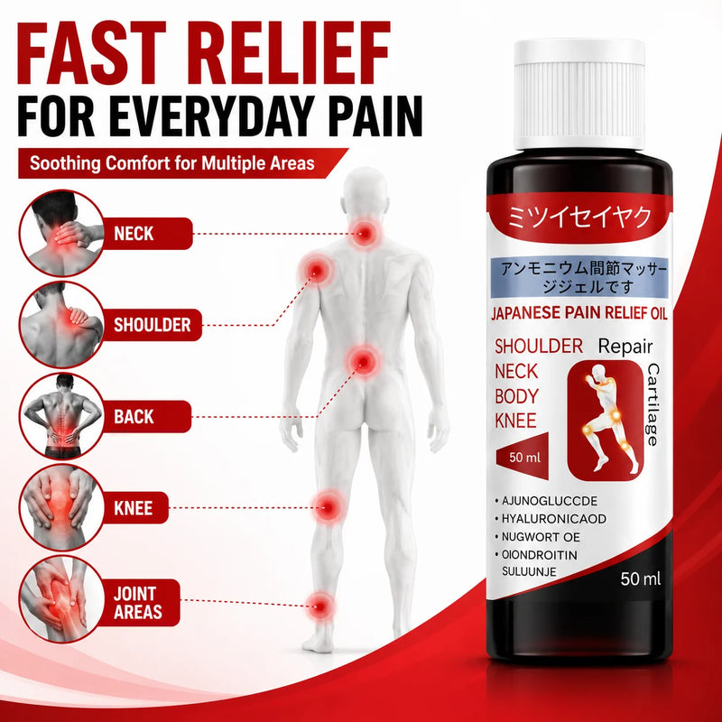 Pain Relief Oil & Ortho Joint Pain Oil (Pack of 2) – Herbal Knee, Back & Muscle Massage Oil