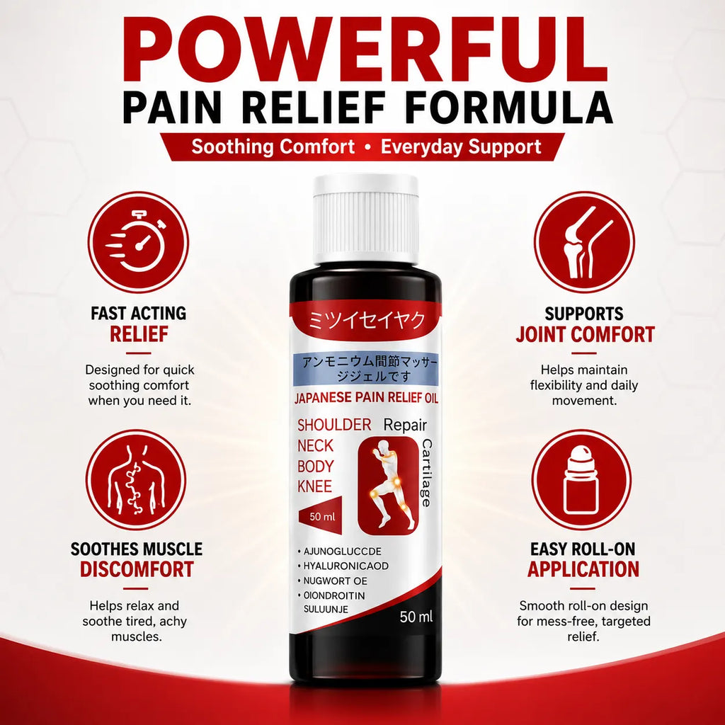 Pain Relief Oil & Ortho Joint Pain Oil (Pack of 2) – Herbal Knee, Back & Muscle Massage Oil