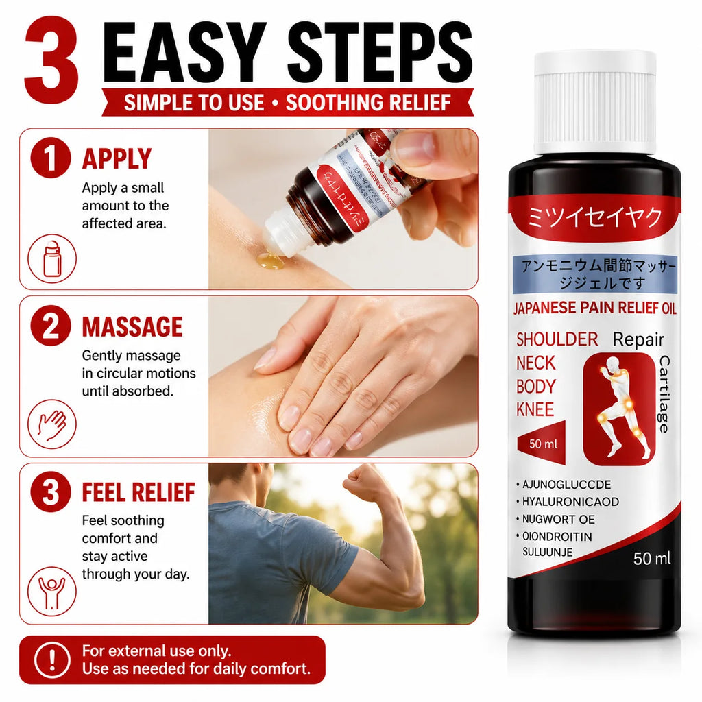 Pain Relief Oil & Ortho Joint Pain Oil (Pack of 2) – Herbal Knee, Back & Muscle Massage Oil