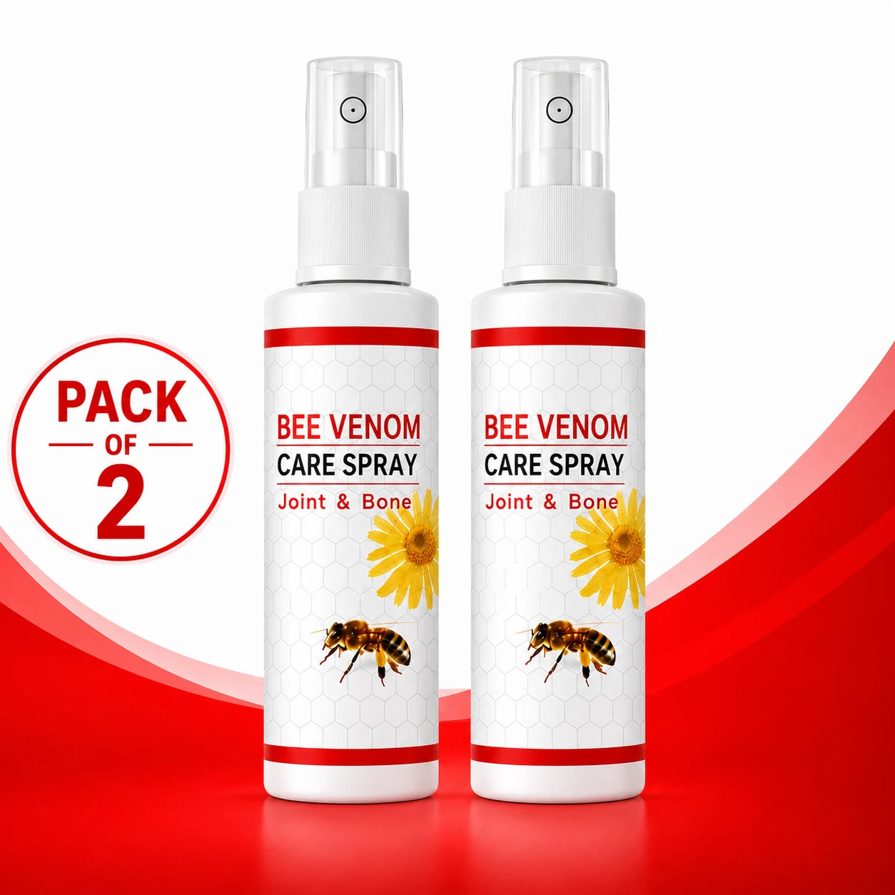 Pain Relief Spray Bee Venom Herbal Care (30ml Pack of 2) – Fast Relief Spray for Muscle & Body Comfort