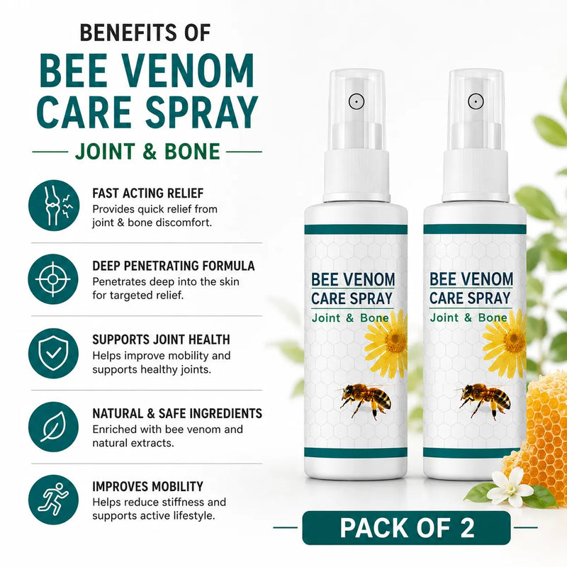 Pain Relief Spray Bee Venom Herbal Care (30ml Pack of 2) – Fast Relief Spray for Muscle & Body Comfort