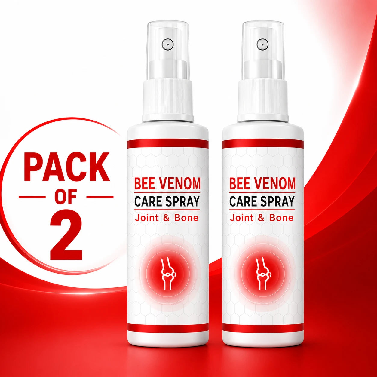Pain Relief Spray Bee Venom Herbal Care (30ml Pack of 2) – Fast Relief Spray for Muscle & Body Comfort