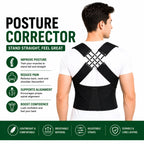 Posture Corrector Belt for Back Support – Adjustable & Invisible Back Straight Belt for Men & Women