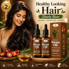 100% Pure Batana Hair Oil with Rosemary for Hair Growth - Raw & Natural (30ml, Pack of 2)