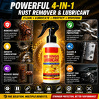 Rust Remover Spray for Car & Bike (Pack of 2)| Multi-Purpose Rust Cleaner Spray for Metal Surfaces | Instant Rust-Off & Protect Formula
