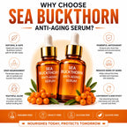 (Pack of 2) Sea Buckthorn Face Serum Glow Booster Oil – Premium Sea Buckthorn Oil Skincare for Radiance