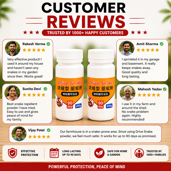 (Pack of 2) Snake Repellent Powder Snake Deterrent – High-Strength Snake Shield Powder for House & Garden Protection