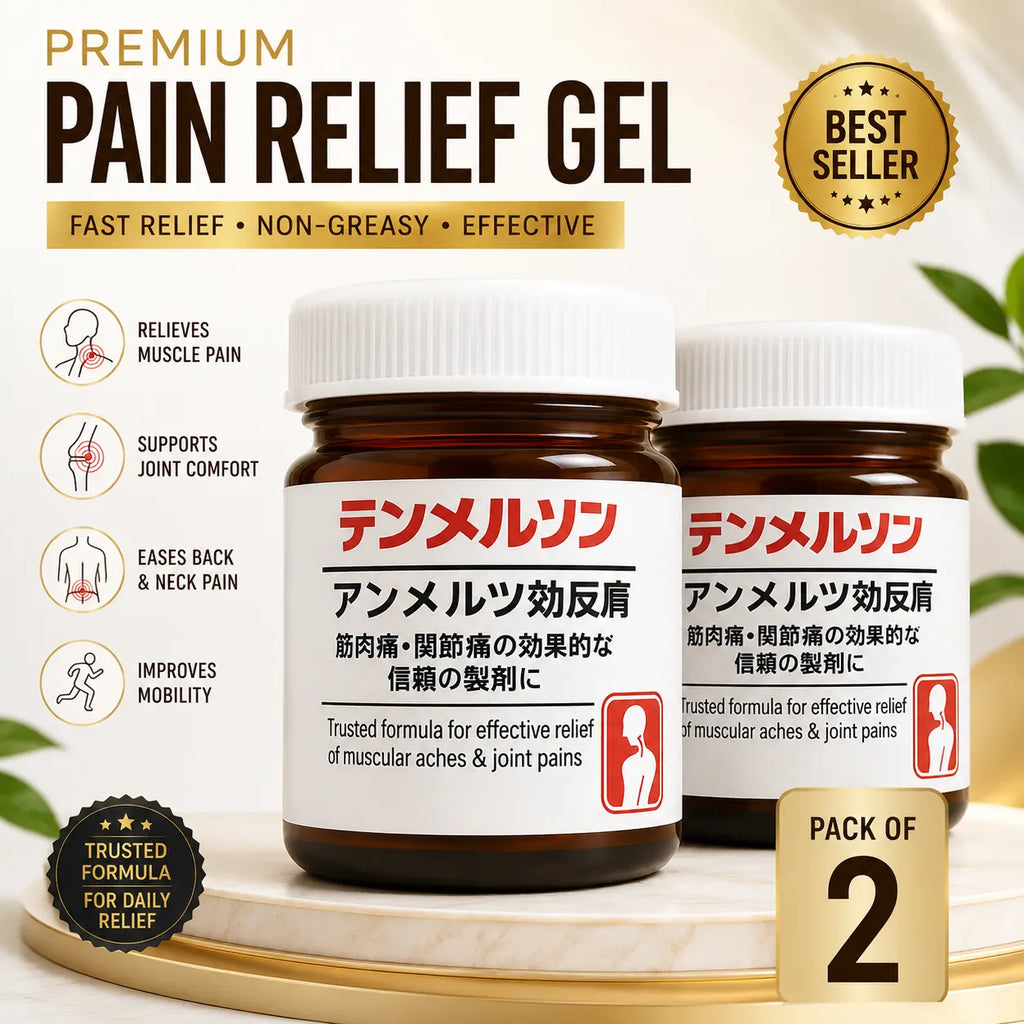 Soothing Massage Gel Japanese Massage Gel (Pack of 2) – Premium Arnica & Mugwort Body Relaxation Balm