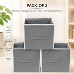 (Pack of 3) Storage Bags for Clothes Wardrobe Organizer – Large Cloth Storage Bags with Zipper