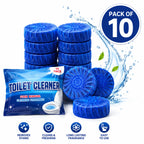 Automatic Toilet Bowl Cleaner Tablets – Blue Bubble Flush Tank Toilet Cleaning Tablets (10, 20 or 30 Pack)