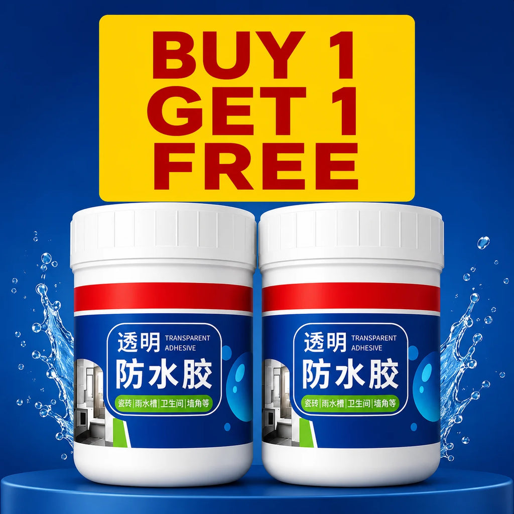 Transparent Waterproof Glue Liquid (Pack of 2) – Anti-Leakage Adhesive Waterproof Sealant for Roof & Bathroom