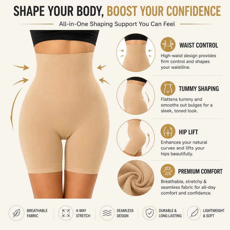 Tummy Tucker Shapewear for Women 4-in-1 Body Shaper – High-Waist Tummy Tucker for Ladies & Saree Wear