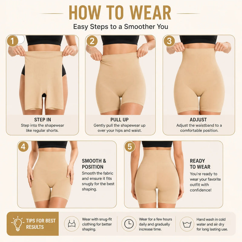 Tummy Tucker Shapewear for Women 4-in-1 Body Shaper – High-Waist Tummy Tucker for Ladies & Saree Wear