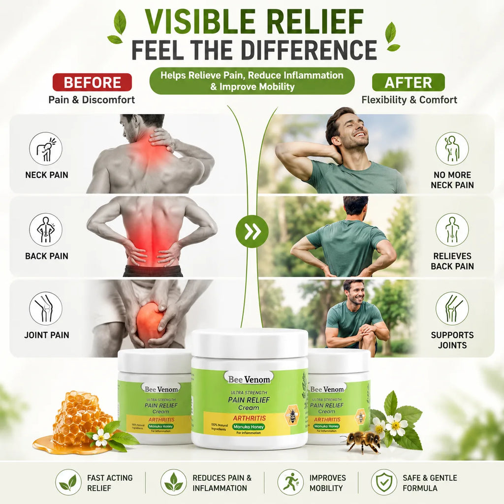 Ultra Strength Pain Relief Cream (100g, Pack of 3) – Advanced Pain Relief Cream for Joints & Muscles