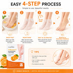 Vitamin C Foot Peel Mask (Pack of 1) – Brightening Exfoliating Foot Mask & Pedicure Socks