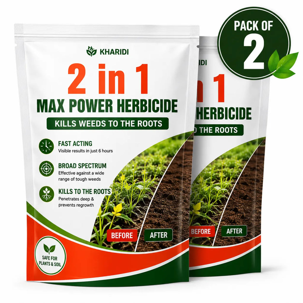 Weed Killer Herbicide (Pack of 2) – Fast Acting Root Control Formula for Garden & Lawn