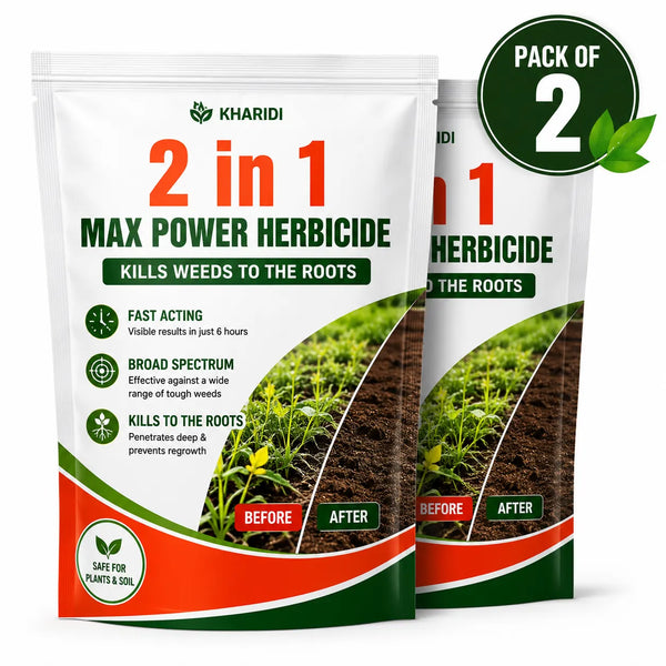 Weed Killer Herbicide (Pack of 2) – Fast Acting Root Control Formula for Garden & Lawn