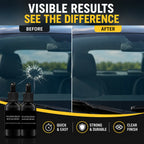 Windshield Repair Resin Kit for Cracks & Chips (Pack of 2) – Car Glass Crack Repair Liquid Adhesive