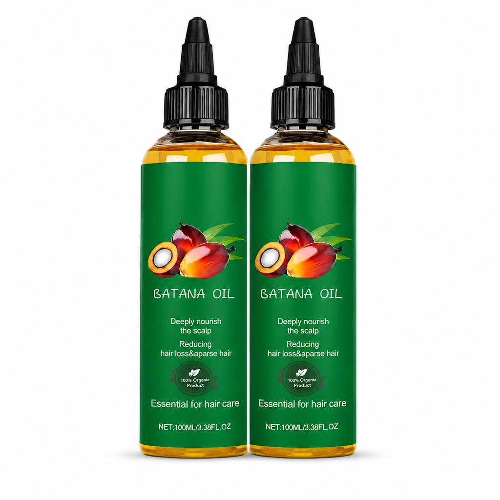 (Pack of 2) Batana Oil for Hair Pure Raw Batana Oil – 100% Cold-Pressed Hair Growth & Follicle Nourishing Scalp Oil