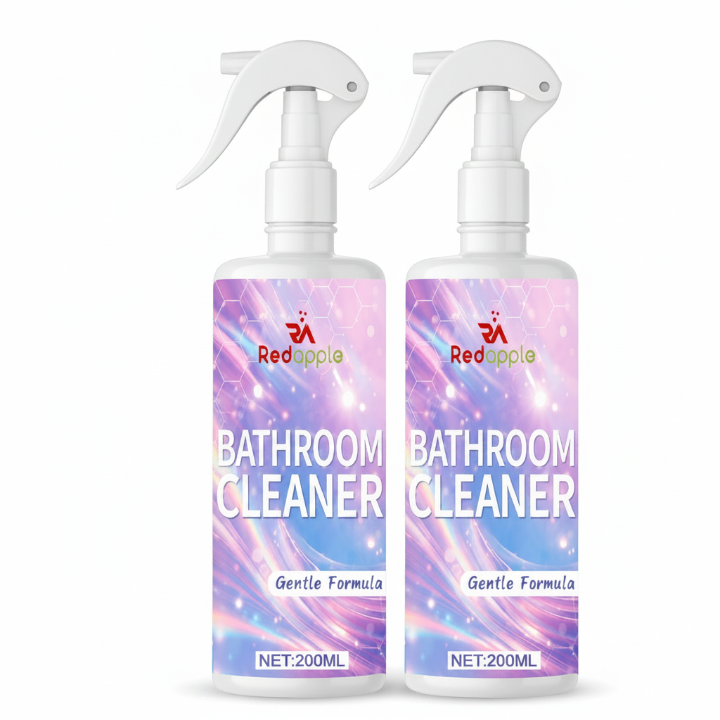 (Pack of 2) Bathroom Cleaner Bathroom Tile Cleaner Spray – Non-Toxic Soap Scum & Hard Water Stain Remover for Tiles, Basin & Bathtub