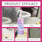 (Pack of 2) Bathroom Cleaner Bathroom Tile Cleaner Spray – Non-Toxic Soap Scum & Hard Water Stain Remover for Tiles, Basin & Bathtub