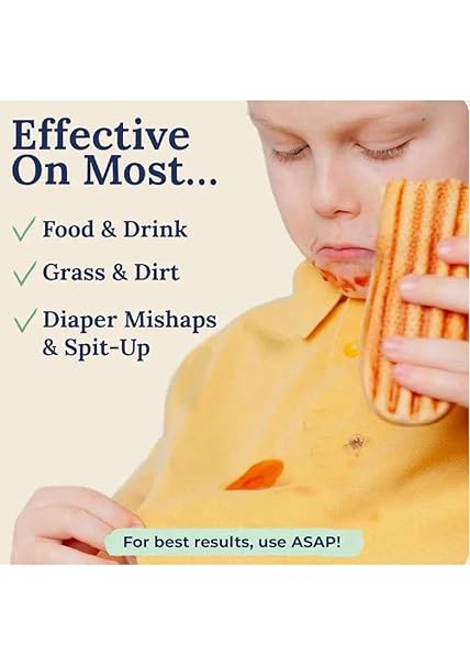 (Pack of 2) Stain Remover for Clothes Fabric Stain Remover Spray (200ml) – 8-in-1 Active Enzyme Cleaner for Oil, Ink, Turmeric & Food Stains