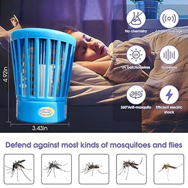 Mosquito Killer Machine Electric Insect Killer Lamp – UV Light Bug Zapper & Silent Mosquito Trap for Bedroom, Kitchen & Home