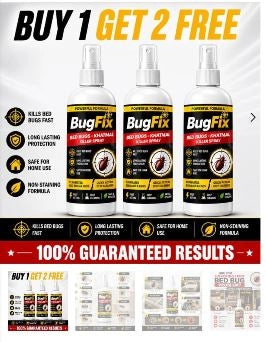 (Pack of 3) Bed Bug Spray Bed Bug Killer Spray – Fast Acting Khatmal Spray & Bug Repellent for Mattresses, Furniture & Bedding