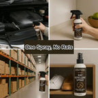 Rat Repellent Spray for Car & Home (Pack of 2)|Rodent Repeller & Mouse Deterrent |Non-Toxic Peppermint Formula