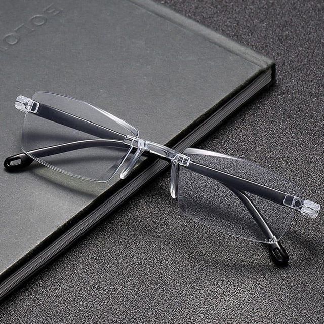 (Pack of 2) Reading Glasses for Men & Women – Anti Blue Light Reading Spectacles & Computer Glasses for Mobile, Books & Screen Eye Strain