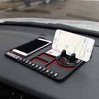 Anti-Slip Silicone Pad Car Mobile Holder for Dashboard | Universal Vehicle Phone Mount & GPS Stand | Washable & Heat Resistant Dash Mat