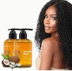 Curl Cream for Curly & Wavy Hair (Pack of 2) – Professional Curl Defining Cream | Frizz Control Hair Cream
