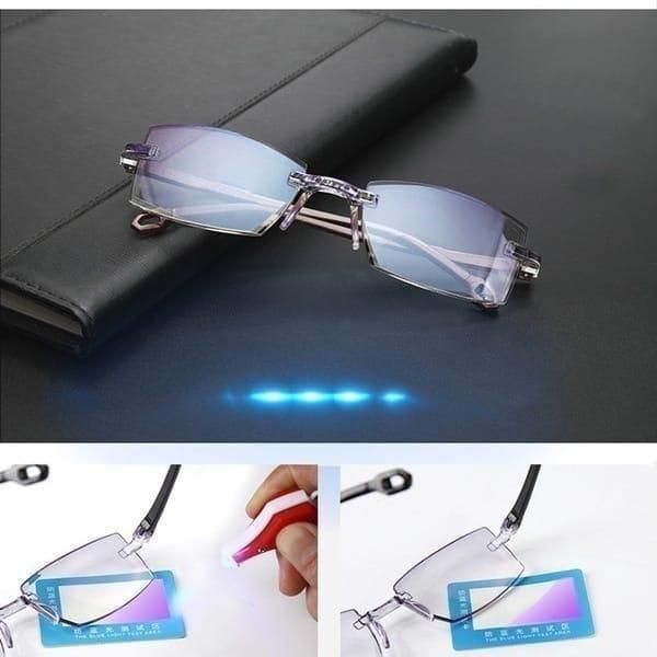 (Pack of 2) Reading Glasses for Men & Women – Anti Blue Light Reading Spectacles & Computer Glasses for Mobile, Books & Screen Eye Strain