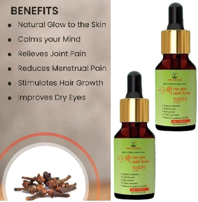(Pack of 2) Nabhi Oil Ayurvedic Belly Button Oil