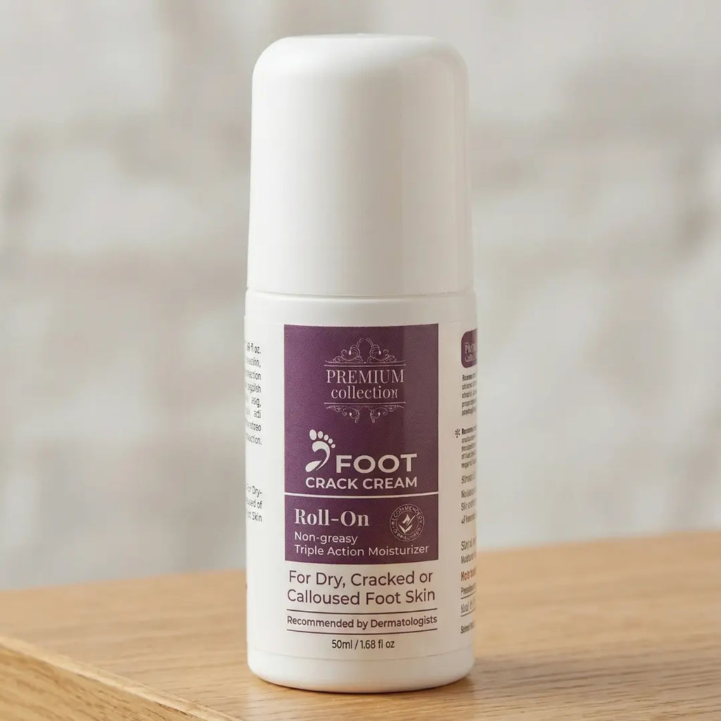 Foot Crack Cream Roll-On (Pack of 2) – Deep Healing Heel Repair & Moisturizing Balm