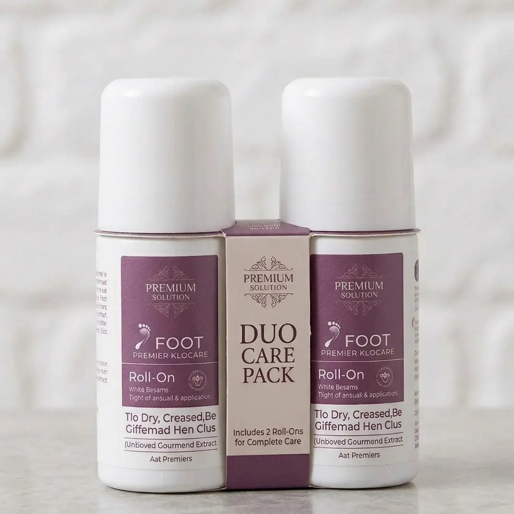 Foot Crack Cream Roll-On (Pack of 2) – Deep Healing Heel Repair & Moisturizing Balm